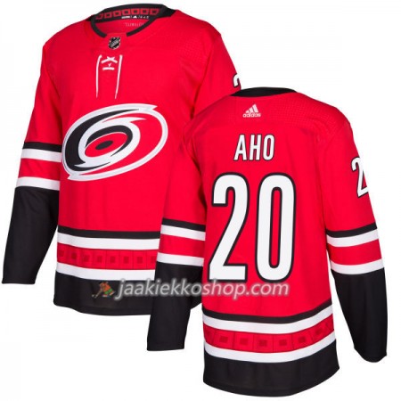 Miehille NHL Carolina Hurricanes Pelipaita Sebastian Aho 20 Adidas 2017-2018 Punainen Authentic